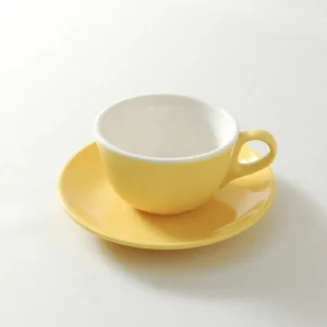カプチーノカップ＆ソーサー マーレ イエロー
